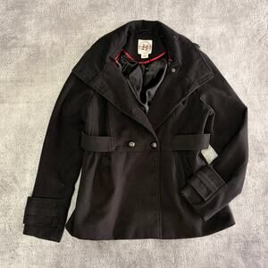 Vintage Hydraulic Black Peacoat